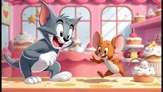 &ldquo;Tom & Jerry at the Cake Shop 🍰 | Funny Kids Song | Cartoon Baking Adventure&rdquo;