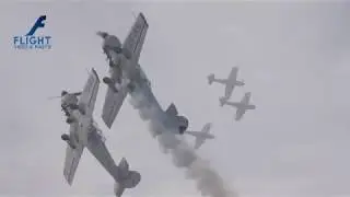 Soviet Training Aircraft Yakovlev Yak-52 of YAK Italia Aerobatic Team at Festivolare Trento