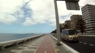 Santa Cruz de Gran Canaria bike ride - Promenade route