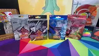 Naruto CCG set 3, Curse of the Sand, Naruto and Gaara themed starter deck unboxing!
