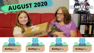 Opening the KITNIP AUGUST 2020 MYSTERY SUBSCRIPTION BOX- TOYS AND TREATS FOR CATS!!