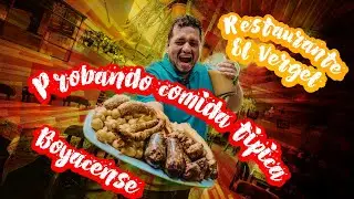 Probando comida t&iacute;pica boyacense / Restaurante El Vergel en Santa Rosa. ESTO ES UNA LOCURA