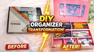 Don&rsquo;t Throw This Box! 😍 DIY Organizer Idea//Before vs After 🔥 Best DIY Organizer from Box