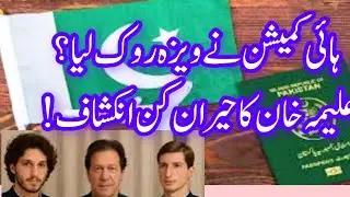 Imran Khan's Sons Applied for Pakistani Visas &ndash; But What&rsquo;s Stopping Them? | AZ INFO | PTI