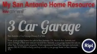 San Antonio 3 Car Garage Homes For Sale