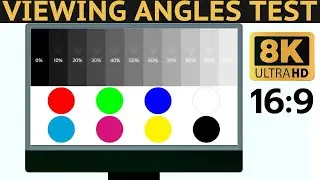 8K VIEWING ANGLES TEST - screen 16:9