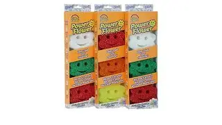 Scrub Daddy Power Flower ScratchFree Sponges 9pack
