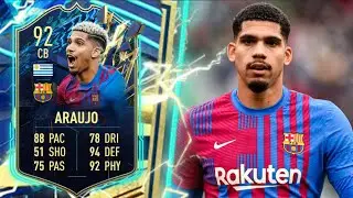 АБСОЛЮТНЫЙ ЗВЕРЬ! 🔥 Обзор игрока FIFA 22 92 TOTS Araujo