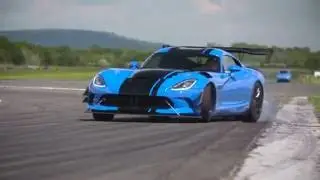 Viper ACR at the Top Gear test track