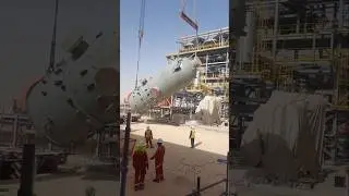 vessel erection #anuptechmane #welding #rigger @anuptechmane