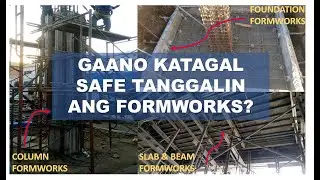 Kelan pwedeng tanggalin ang porma | Terms, definition, types, checking of Formworks