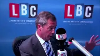 Nigel Farage gets destroyed on LBC.