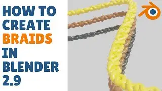 How to make braids in blender 2.9