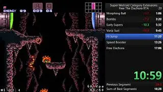 Super Metroid Free The Dachora RTA 16:52