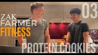 MAKING PROTEIN COOKIES!!
