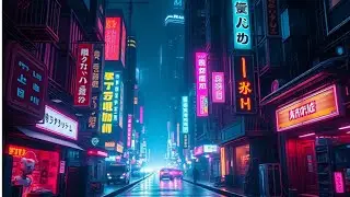 Cyberpunk Music Futuristic Synthwave for Work & Relaxation