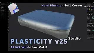 Plasticity 3D workflow examples I stole from Alias Tutorial VoL8 ;-) | Hard Pinch on Soft Corner