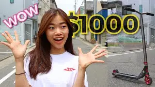 CUSTOM PRO SCOOTER FOR MY GIRLFRIEND【$1000?!?!】SHE LOVED IT!!