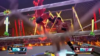 #Shorts Drew McIntyre VS Randy Orton Steel Cage Fight - WWE 2K Battlegrounds gameplay