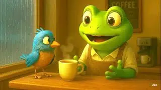 A Cup of Kindness ☕ | The Frog Caf&eacute; Short Film That Will Melt Your Heart 💛 (Pixar-Style Animation) 