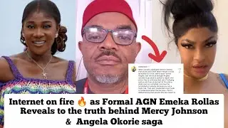 Internet on fire🔥 as formal AGN Emeka Rollas reveals the whole truth behind Mercy John & Angela saga