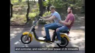 LEE SCOOTERBIKE LIMITED for M1 model eec and COC certificates electric Citycoco scooter 2000W/3000W