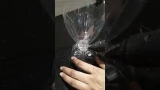 Plastic Bottle transfer into pot 😍😊 #artscraft #painting #craft #artsandcraftsmovement #art #paper