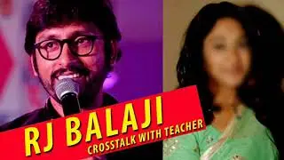RJ Balaji Cross Talk - Kanakku Teacher | funny phone call | LOL