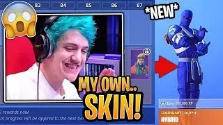 NINJA REACTS TO HIS OWN SKIN - Fortnite EPIC & FUNNY Moments