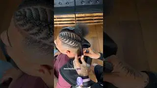 Detailed braid 👀💜 #braids #beautifulhair #hairstyle #braids #barber #fgtrancas