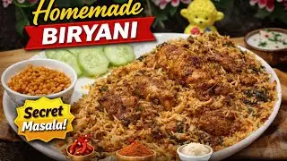 Restaurant Style Chicken Dum Biryani | Biryani Recipe At Home #viralvideo #biryani #chickenbiryani 