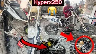 Hyper x250 Baby 😭😭( part1)#ishwormeche #dirtbike #viral #hyperx250
