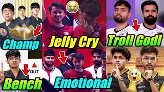 Jelly Emotional 😭 BMIC Result ! Punk Banter Godl 😧 Goblin Bench, International Players