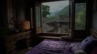 Relaxing Mountain Rain Sounds for Deep Sleep, Focus & Meditation | Calming Rain for Stress Relief