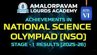 Olympiad NSO Stage - 1 Results-  Std - VI | 2025-26