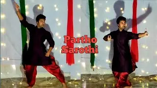 Hey Partho sarothi| Nazrul geeti | Semiclassical dance cover | Bharatnatyam and Kathak