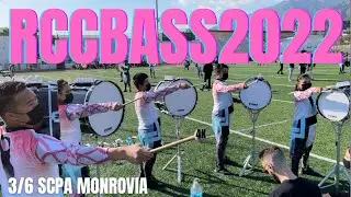 RCC Indoor Percussion 2022 - Bass Subs - 3/6 SCPA Monrovia