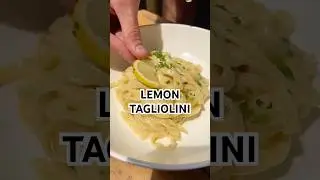 Tagliolini al limone 🍋 Lemon pasta