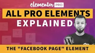 Facebook Page Widget Tutorial | Elementor Pro Tutorial