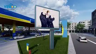 P5 P10 outdoor digital #led #billboard signage board #advertising #lightbox #mupi