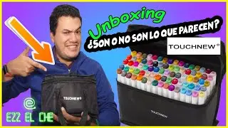 UNBOXING MARCADORES TOUCHNEW (paquete de 180 colores) / ¿Son o no son lo que dicen?