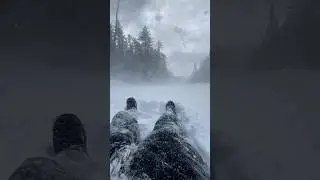 Canadians embracing winter #canada #canadian #winter #wintervibes #skidoo#snowfall #letitsnow