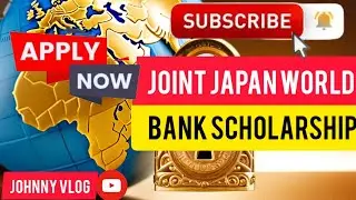 APPLY FOR JAPAN WORLD BANK SCHOLARSHIP - WATCH AS I APPLIED IN JUST 5 MINUTES