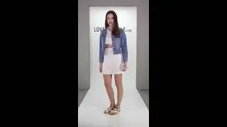 Lovemystyle Light Acid Wash Cropped Denim Jacket
