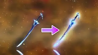 Harem Gepuk Futsu weapon appearance Lvl 1 vs Lvl 90 - Genshin Impact