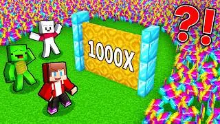 Mikey & JJ Built OP Multiplicator (Minecraft - Maizen)