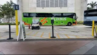 Aeropuerto Miami | Viajamos en bus desde Miami a Orlando | En Familia