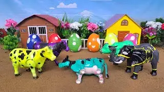 AMAZING TOY WALKING COW AND ELEPHANT🐄🐘WADIDAU‼️PROSES POTONG SAPI KURBAN SIMOLASI Part 26