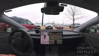 Tesla FSD 14.2.2.3 : Parking Test - Getting Much Better!