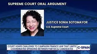 Justice Sotomaor Asks About Elon Musk and Campaign Contributions